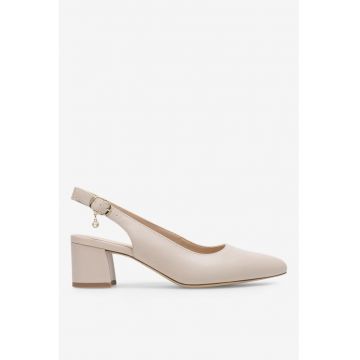 Pantofi dama  5903419781988 - Piele naturala - Bej