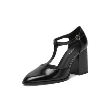Pantofi dama -  negru - semi-imbracati -