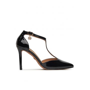 Pantofi dama -  stiletto - negri - tocuri