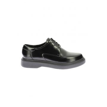 Pantofi derby din piele - Negru