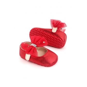 Pantofi  Model AL 14018 sidefati - Textil - Rosu