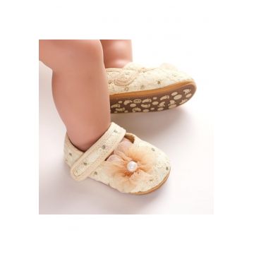 Pantofi  Model AL 14575 Gourgeos - Textil - Fete - Ivoire