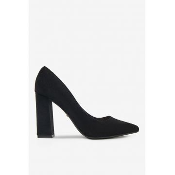 Pantofi Negru  Textil - Negru