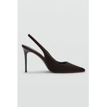 Pantofi slingback cu toc stilettos Velvet