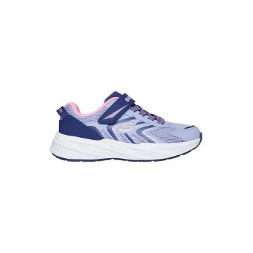 Pantofi sport Microspec Tread cu velcro - Albastru inchis/Albastru lavanda/Alb optic