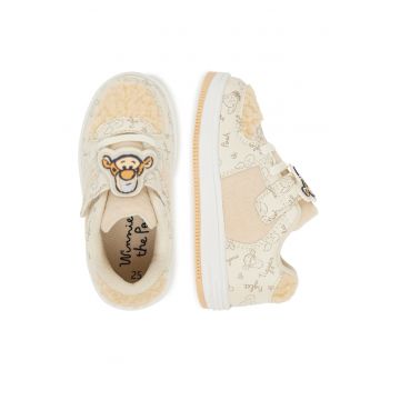 Tenisi copii -  bej - textil - pentru fete