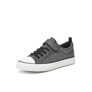 Tenisi copii -  fete - gri - material textil