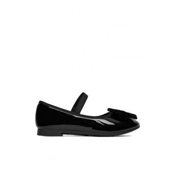 Balerini copii -  fete - negru - material sintetic