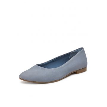 Balerini dama -  piele naturala - albastru