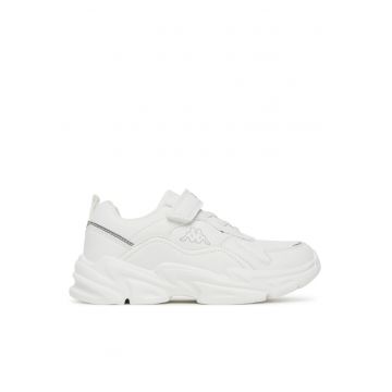 Pantofi copii -  adidasi fete - alb - textil -