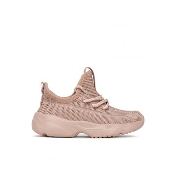 Pantofi copii -  bej - tesatura plasa - fete