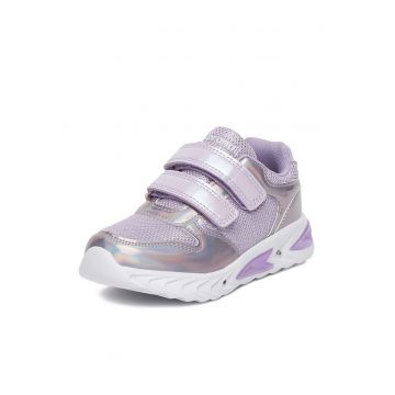 Pantofi copii -  fete - violet - din tesatura textila
