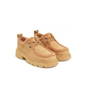 Pantofi dama  Bej - piele naturala