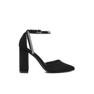 Pantofi dama -  CEO-WSS21503-01 - negru - cu toc -