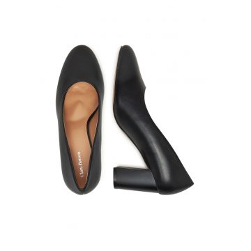 Pantofi dama -  cu toc - negru -