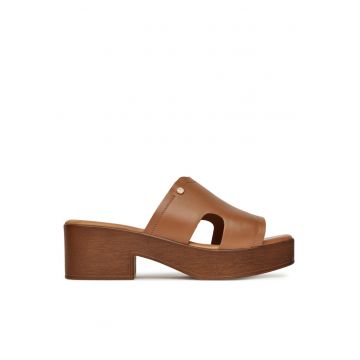 Pantofi dama  piele naturala - maro