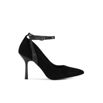 Pantofi dama  piele - negru