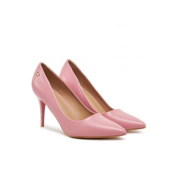 Pantofi dama -  toc - roz