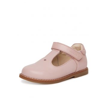 Pantofi fete -  piele naturala - roz