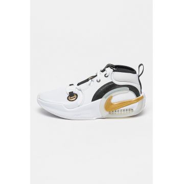 Pantofi mid-cut pentru baschet Air Zoom Crossover 2 - Alb/Auriu