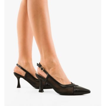 Pantofi stiletto dama Merryen Negri