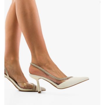 Pantofi stiletto dama Mykono Albi