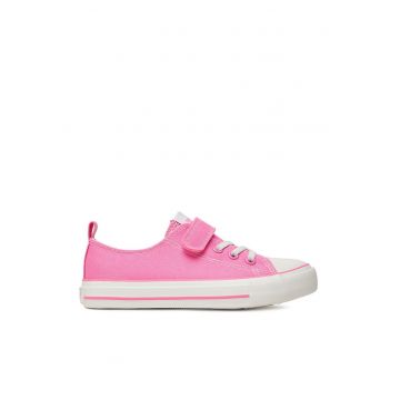 Tenisi copii -  fete - roz - material textil