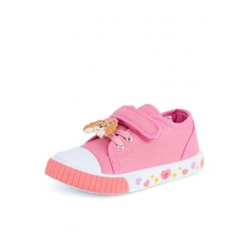 Tenisi copii -  roz - din material textil