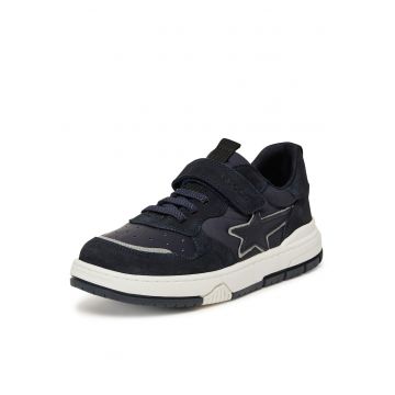 Tenisi copii -  unisex - bleumarin - material textil
