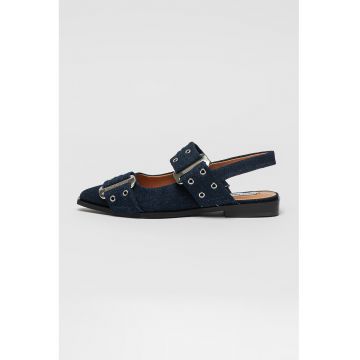 Balerini cu varf ascutit - Albastru inchis