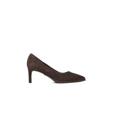 Pantofi dama EO-INTI-2635-1 -  Piele naturala - Maro -