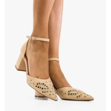 Pantofi dama Hahey Bej