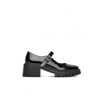 Pantofi dama -  Piele ecologica - Negru 1