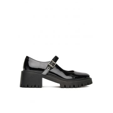 Pantofi dama -  Piele ecologica - Negru 1