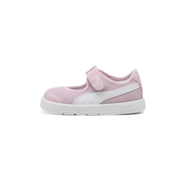 Pantofi sport Courtflex v3 Lina Mary Jane - Alb/Roz prafuit