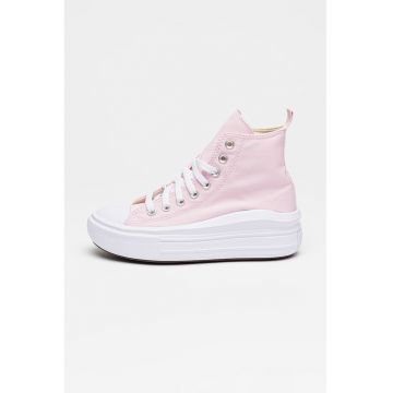 Pantofi sport cu sireturi Chuck Taylor All Star Move - Roz deschis