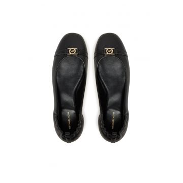 Balerini dama -  piele naturala - negru