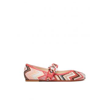 Balerini dama -  textil - multicolor