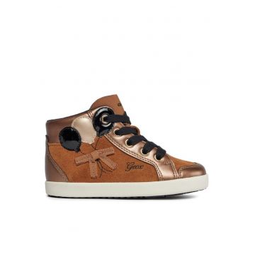 Pantofi copii  302494880 - Piele intoarsa/Piele ecologica - Maro