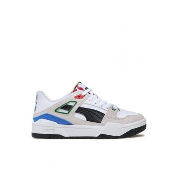 Pantofi copii  302585120 - Piele ecologica/Piele naturala - Alb