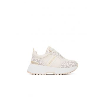 Pantofi copii -  adidasi - piele ecologica - bej vanilie