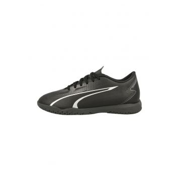Pantofi cu logo pentru fotbal Ultra Play - Negru/Gri carbune