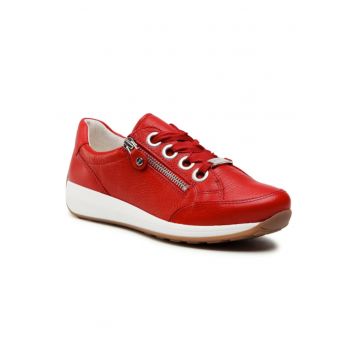 Pantofi dama -  208343701 - Rosu - Piele naturala -