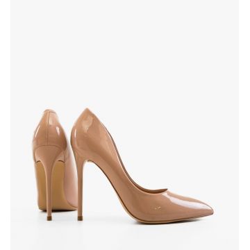 Pantofi dama Lether Nude