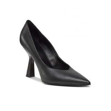 Pantofi dama -  piele naturala - negru -
