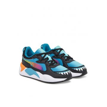 Pantofi sport copii -  Rs-X Hot Wheels 2 Ps - albastru tropical/orange glo - textil -