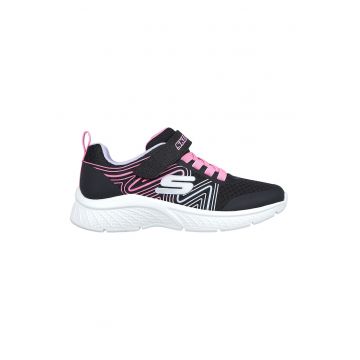 Pantofi sport cu velcro Microspec Plus Swirl Sweet