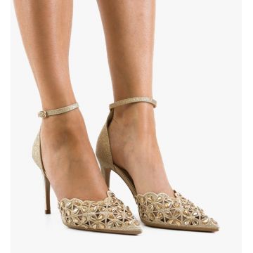 Pantofi stiletto dama Tabylys Aurii