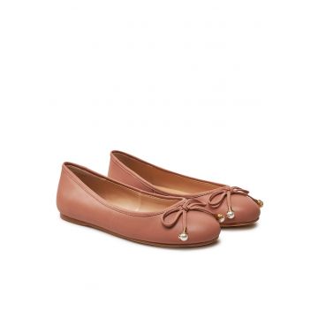 Balerini dama -  piele ecologica - bej