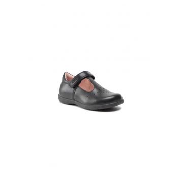Pantofi fete  209393668 - Piele naturala - Negru